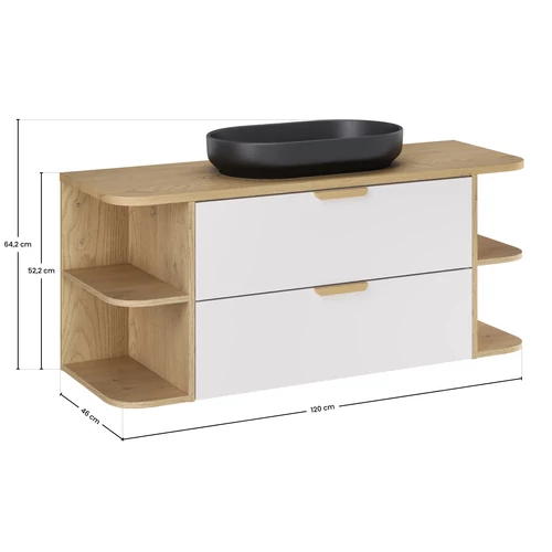 Bútorszett Aster White, 120 cm