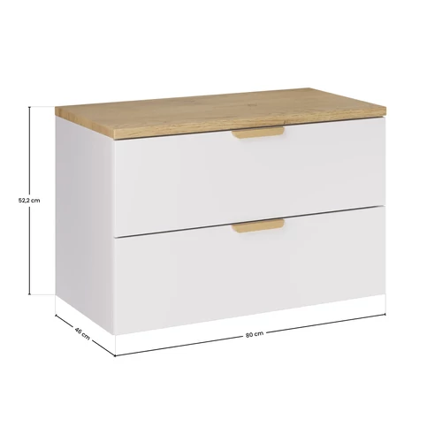 Bútorszett Aster White, 80 cm