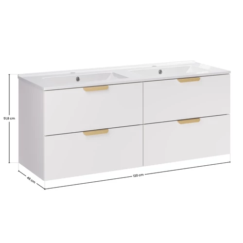 Bútorszett Aster White, 120 cm