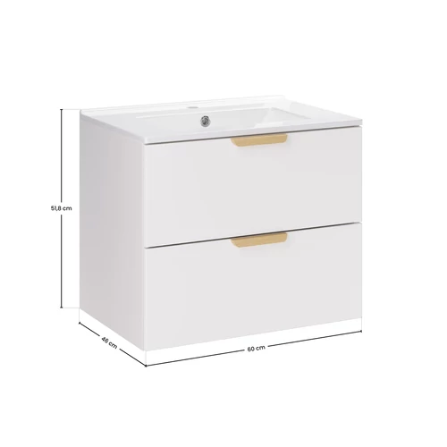Bútorszett Aster White, 60 cm