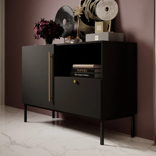 Modern design  black matt felület