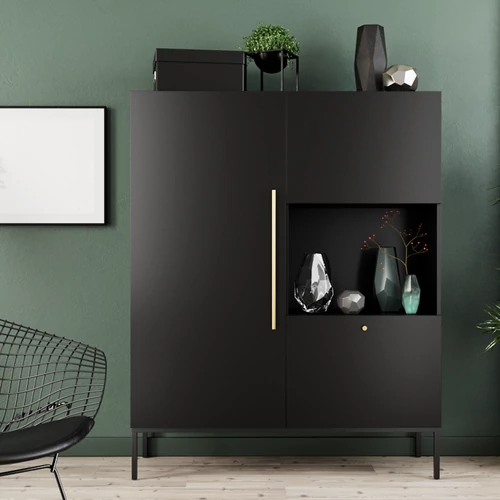 Lanzzi 120 vitrin fekete matt