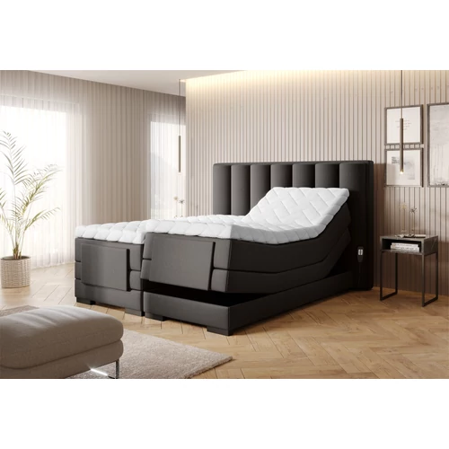 Elegáns sötétbarna színben a Veros boxspring ágy