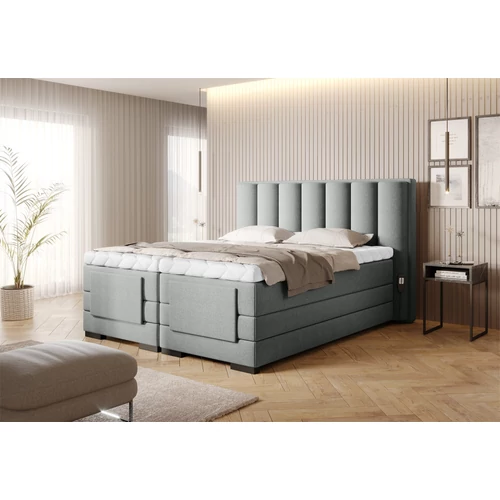 Veros 180x200 boxspring ágy szürke