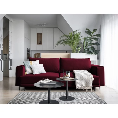Dalia sötétlila velvet kanapé