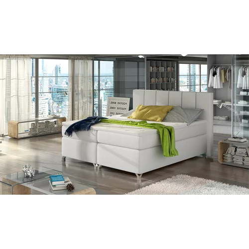 Basilio fehér boxspring ágy