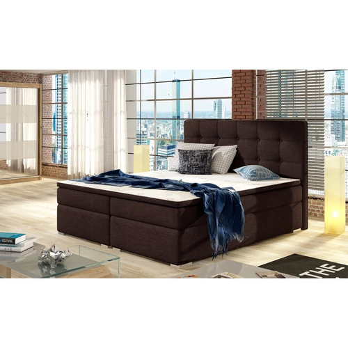 Inez barna boxspring ágy 140x200