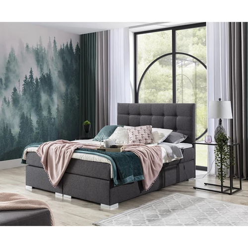 Inez 160x200 boxspring ágy szürke