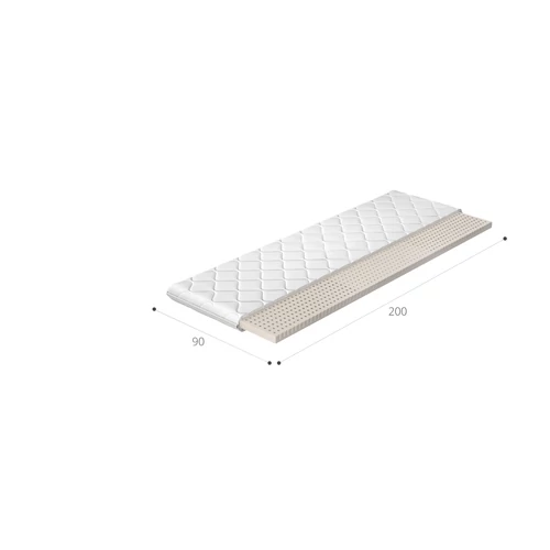 Fehér latex topper huzat