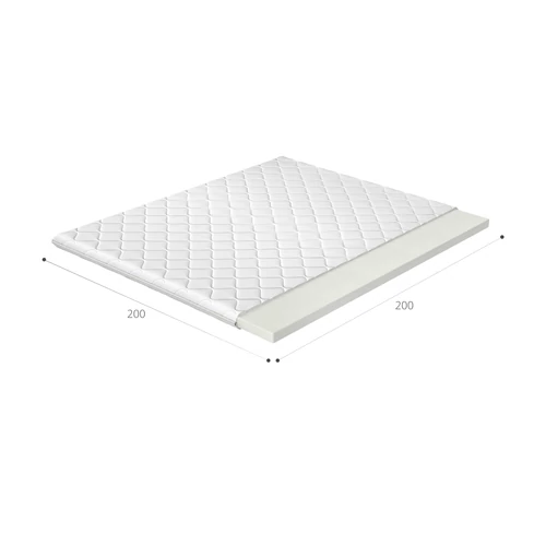 Fehér hipoallergén topper t30 huzat 200x200