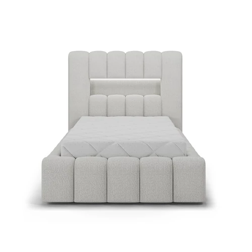 Lamica kárpitozott ágy fakerettel, standard emelős ágyneműtartóval 90x200