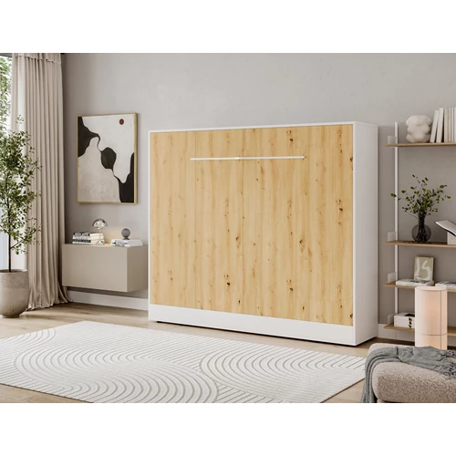 Devesto vízszintes falba hajtható ágy 140 cm, Artisan Tölgy, LED