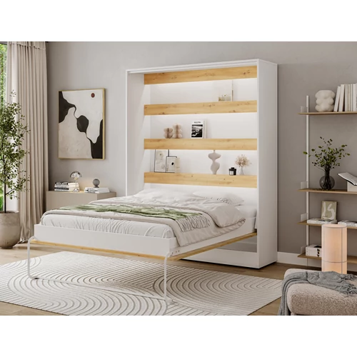 Devesto függőleges falba hajtható ágy 160 cm, Artisan Tölgy, LED