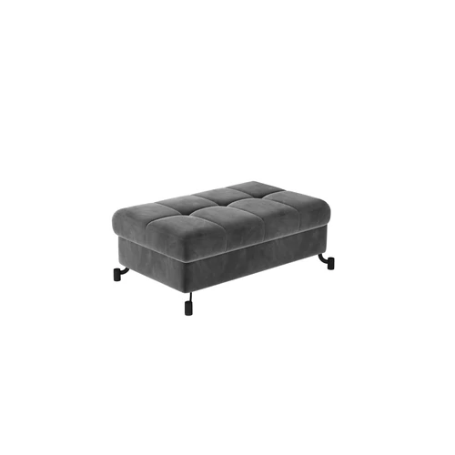 Lorelle pouf puff, sötétszürke