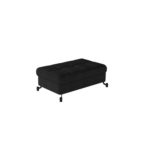 Lorelle pouf puff, fekete