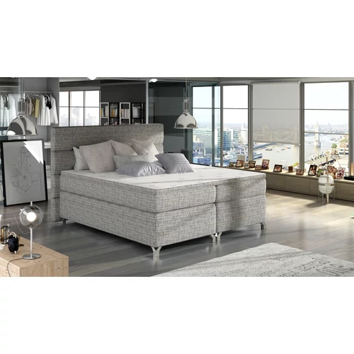 Amadeo 160x200 boxspring ágy  szürke