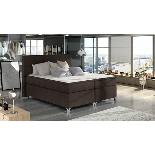 Amadeo 180x200 boxspring ágy  barna