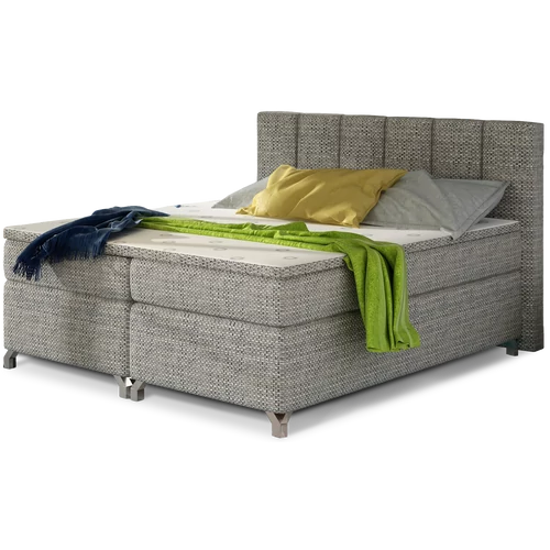 Basilio 140x200 boxspring ágy  szürke