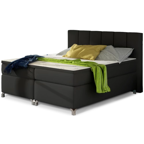 Basilio 160x200 boxspring ágy  fekete