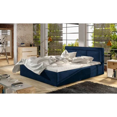 Belluno 200x200 fa keretes ágy  sötétkék