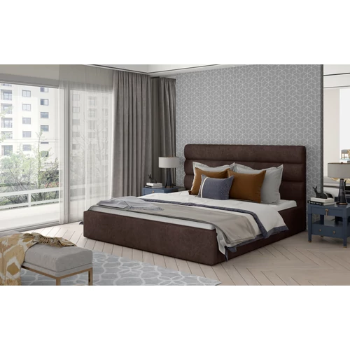 Karamell 180x200 fa keretes ágy  sötétbarna