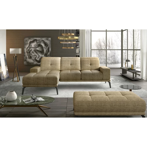 Corner torrense + pouf lounge ülőgarnitúra szett, bézs