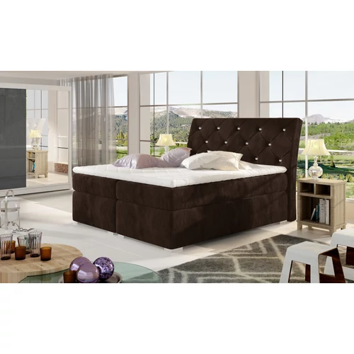 Balvin 140x200 boxspring ágy  barna