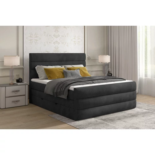 Cande 180x200 boxspring ágy  sötétbarna
