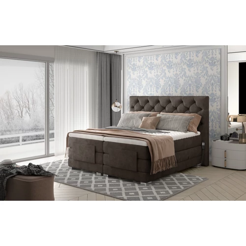 Lóhere 160x200 boxspring ágy  sötétbarna