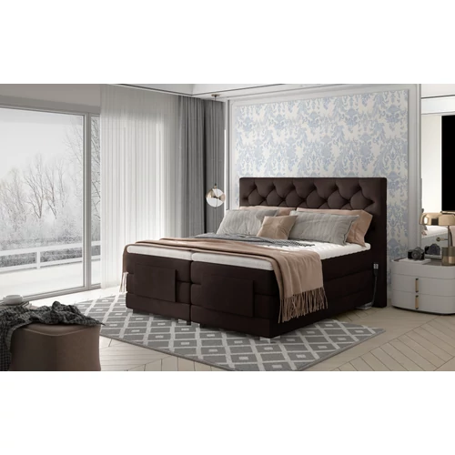 Lóhere 180x200 boxspring ágy  sötétbarna