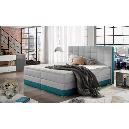 Damaso 160x200 boxspring ágy  szürke