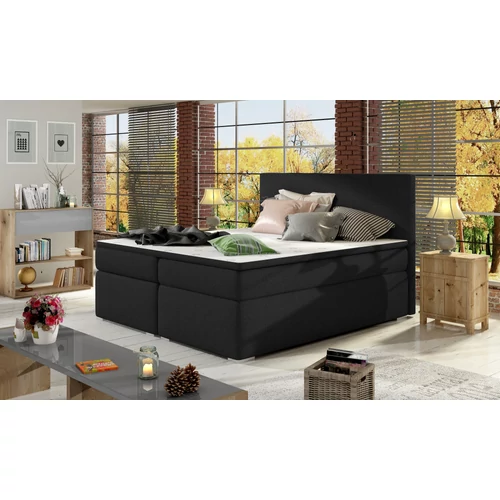Divalo 160x200 boxspring ágy  fekete