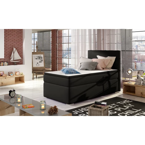 Rocco 90x200 boxspring ágy  fekete