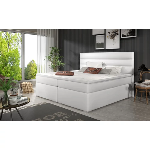 Puha 160x200 boxspring ágy  fehér