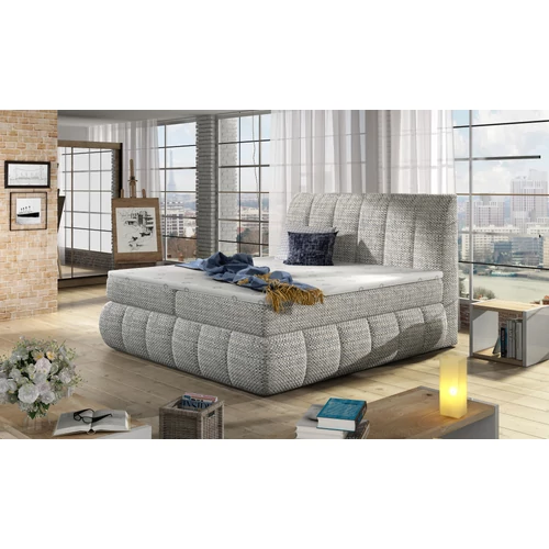 Vincenzo 160x200 boxspring ágy  szürke