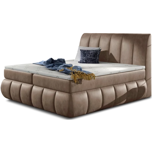 Vincenzo 180x200 boxspring ágy  barna