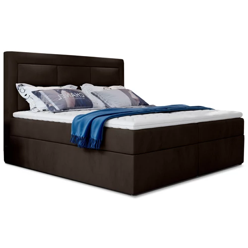 Vivre 140x200 boxspring ágy  sötétbarna