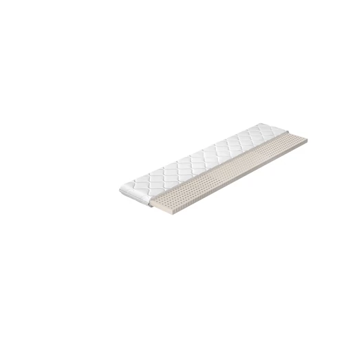 Topper latex 80x200 hipoallergén huzat matrac, fehér