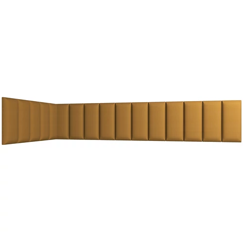 Quadratta 100x220x50 kárpitozott panel, sárga