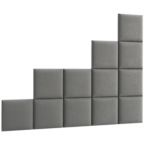 Quadratta 200x160 kárpitozott panel, szürke