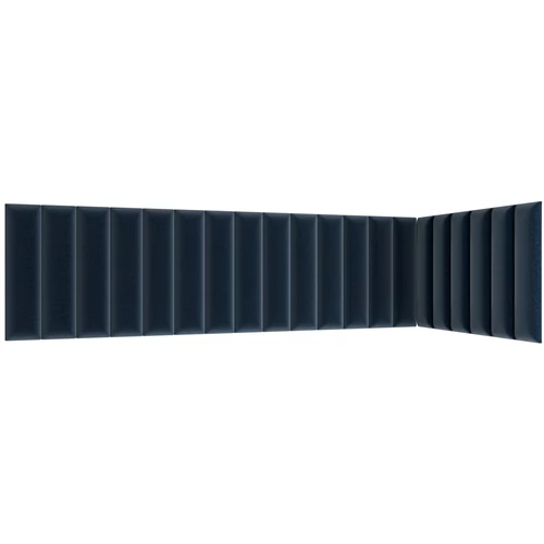 Quadratta 210x90x60 kárpitozott panel, sötétkék