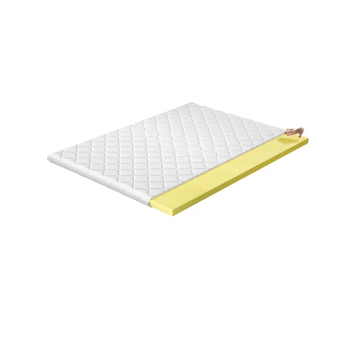 Topper visco 180x200 hipoallergén huzat matrac, fehér