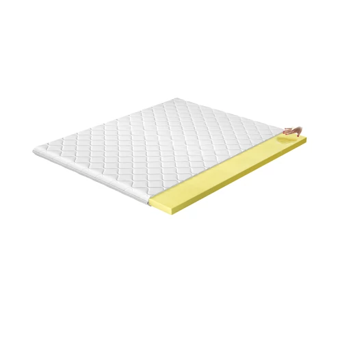 Topper visco 200x200 hipoallergén huzat matrac, fehér