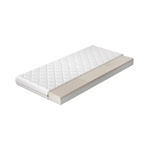 Latex matracok moska 200x200 hipoallergén huzattal matrac, fehér