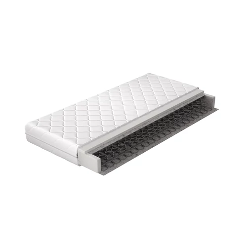 Bonnell matracok omini 90x200 hipoallergén huzat matrac, fehér