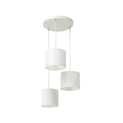 Vespillo, 45x45x105cm függesztett lámpa, Fehér