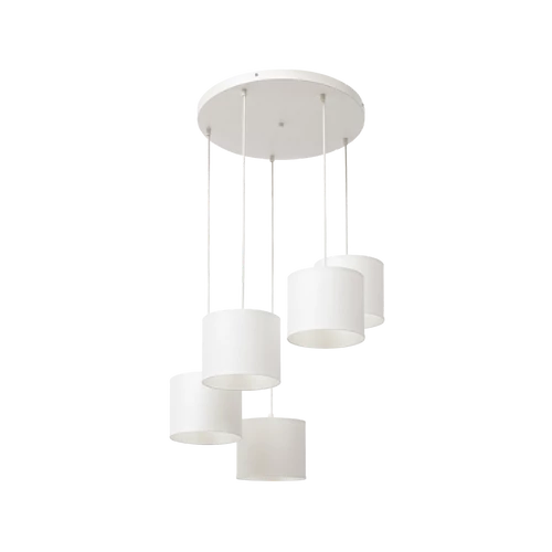 Vespillo, 58x58x115cm függesztett lámpa, Fehér