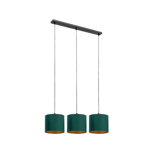 Vespillo, 18x75x105cm függesztett lámpa, Sötétzöld