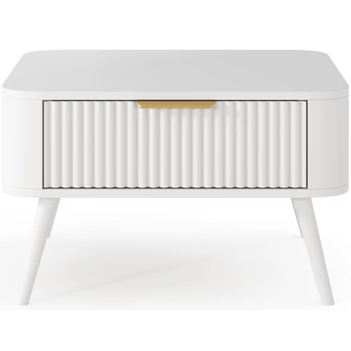 Modern design fehér dohányzóasztal