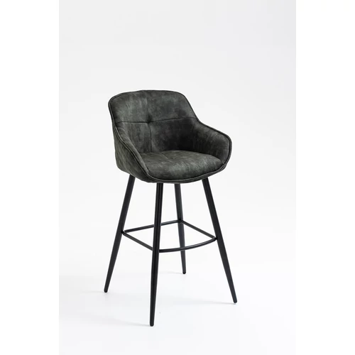 Design bárszék sötétzöld színe
